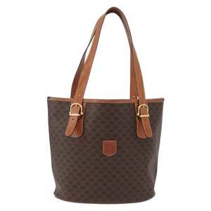 Celine Macadam Tote Bag Brown